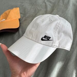 Nike White Hat Cap with Black Logo